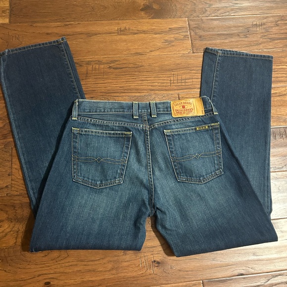 Lucky Brand Straight Leg Blue Jeans - Picture 2 of 3